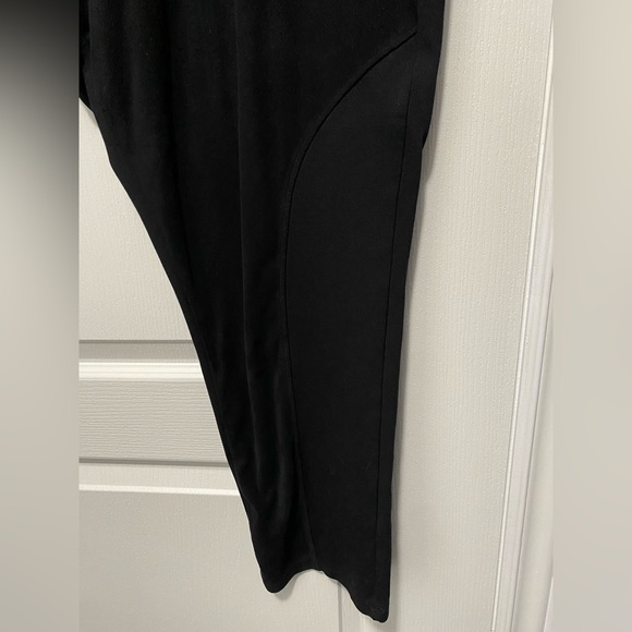 Michel Studio black pull-up suede pant size 22 - Picture 2 of 4